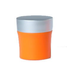 Zabe Orange 50ml with cap - Acrylic Jars - Plastic Jars
