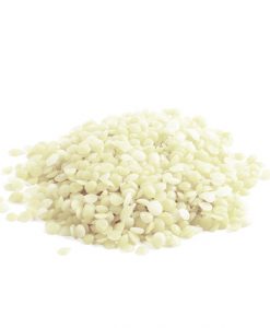 white beeswax pellets