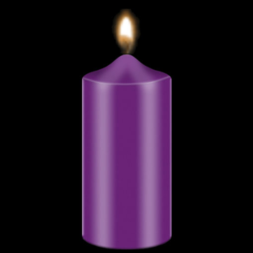 Bekro Dark Violet Candle