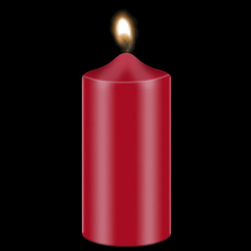 Bekro Red Candle