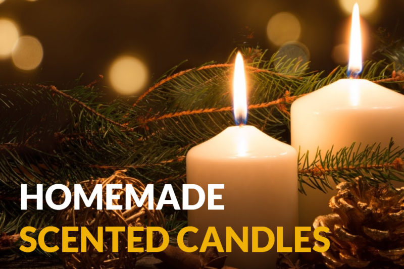 homemade scented candles