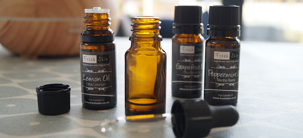 selection of essential oils